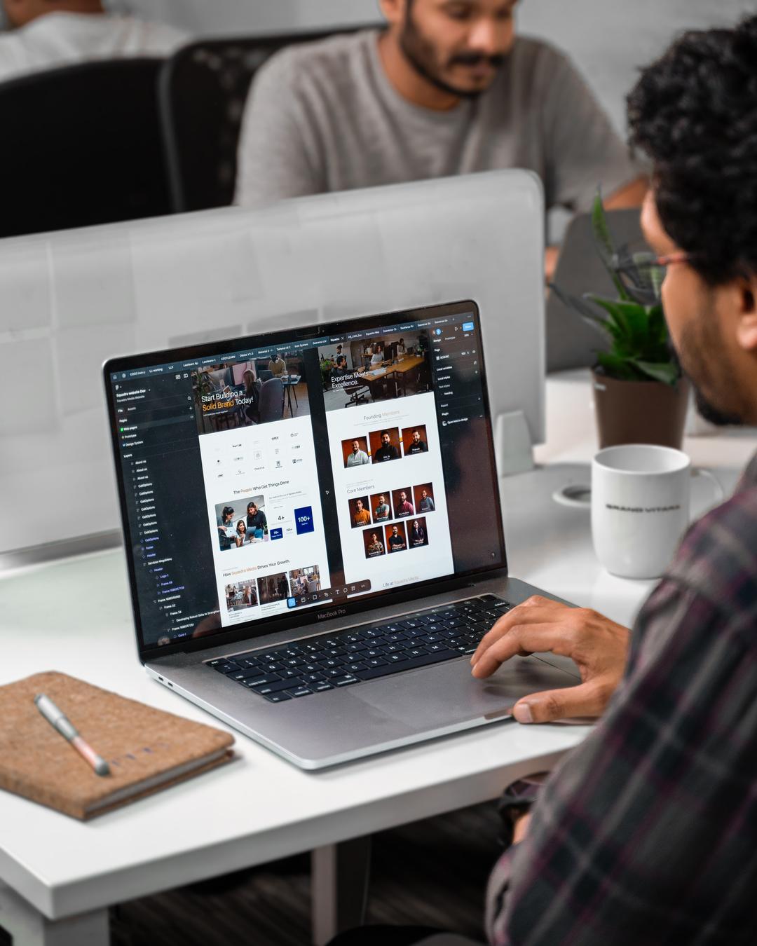 Creative workspace at Squadra Media